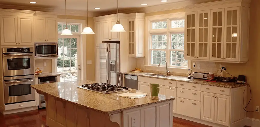 Custom cabinet door installation and kitchen upgrade in Aurora, CO