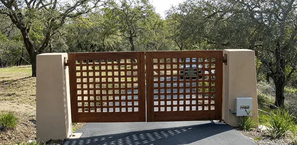 Driveway gate installation for a residential property in Aurora, CO